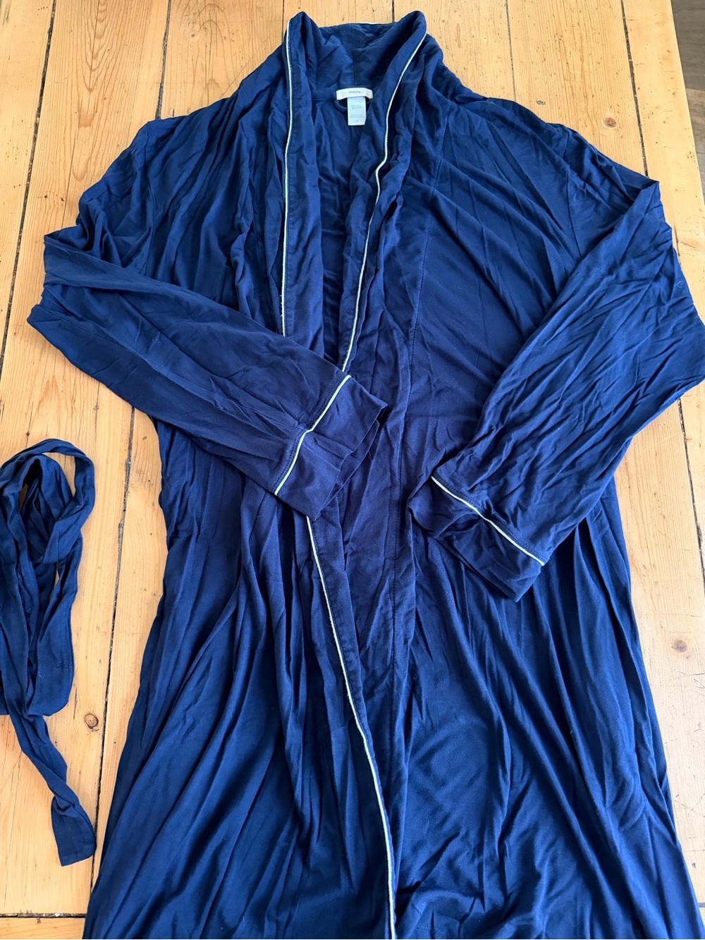 Eberjey Navy Robe - Picture 2 of 2